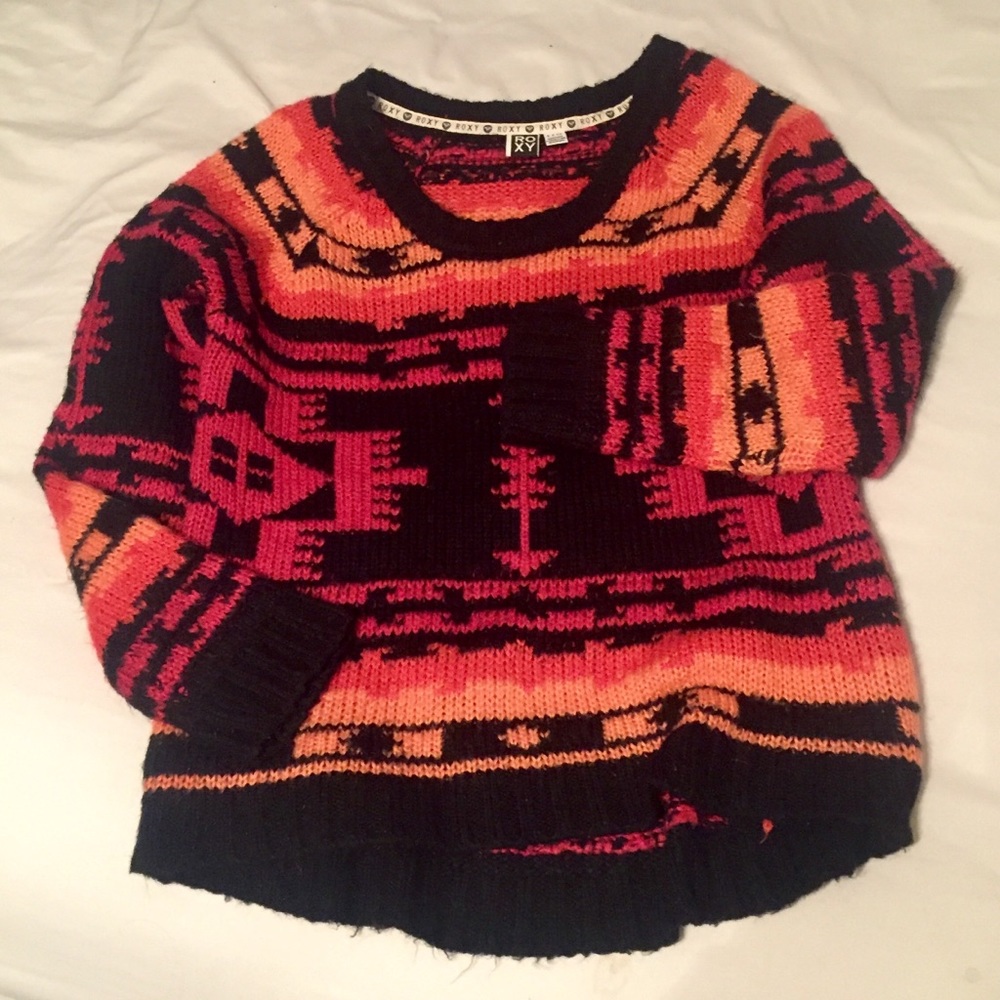 Roxy Aztec Print Sweater